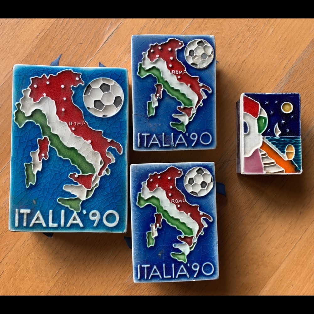 Creazioni Luciano Ceramic Top Soccer Matchbooks